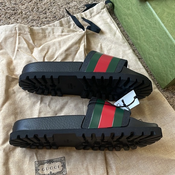 Gucci Web Sandals - Picture 7 of 11
